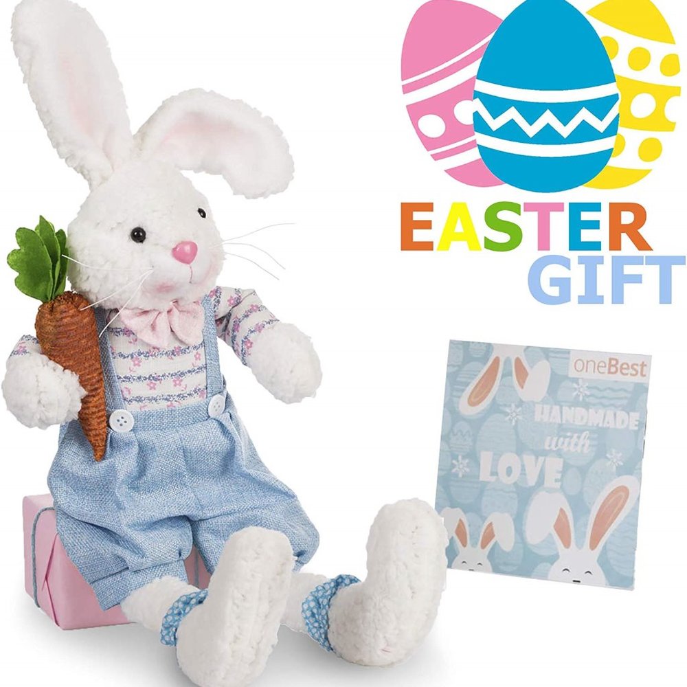 Easter Bunny Stuffed Animal 25"